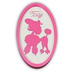 ©Miss Fluff Pink Poodle Edition Diamond Painting Trinket Tray