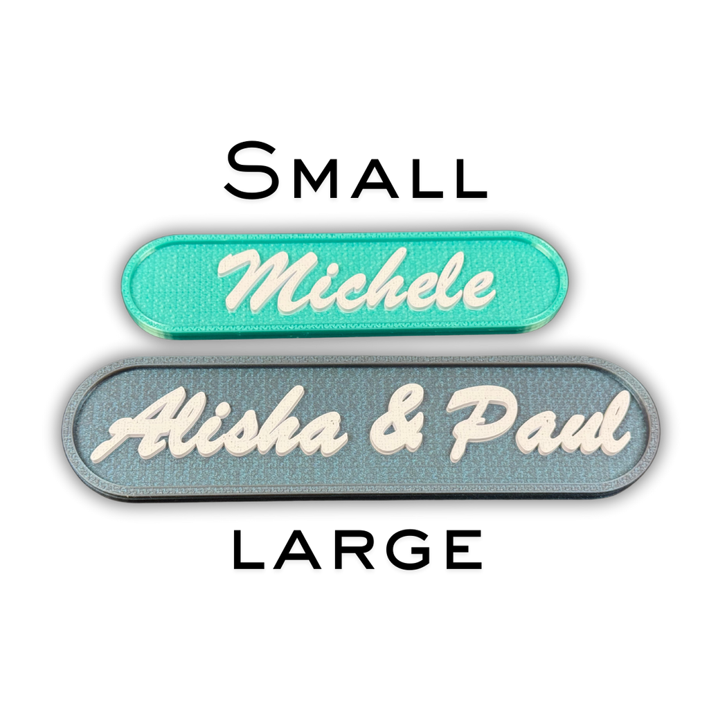 ✨ SMALL Custom Social Media Name Plates ✨