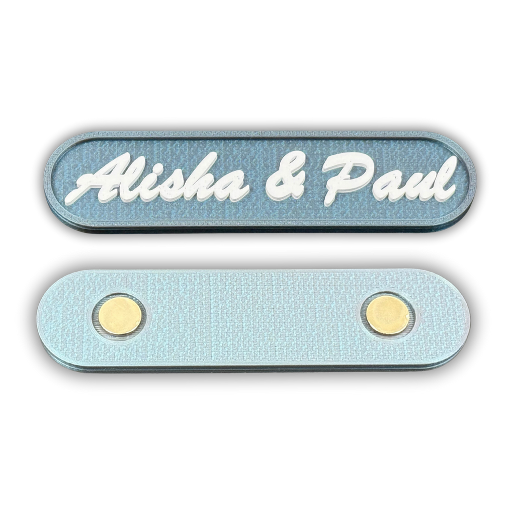✨ Large Custom Social Media Name Plates ✨