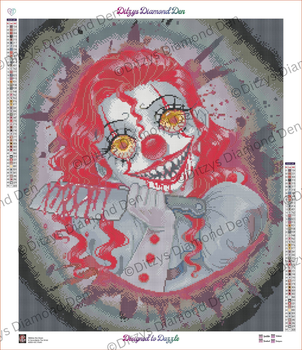 🖤🩸 Nibbles The Clown by © Serendipity The Artist 🩸🖤 International Orders