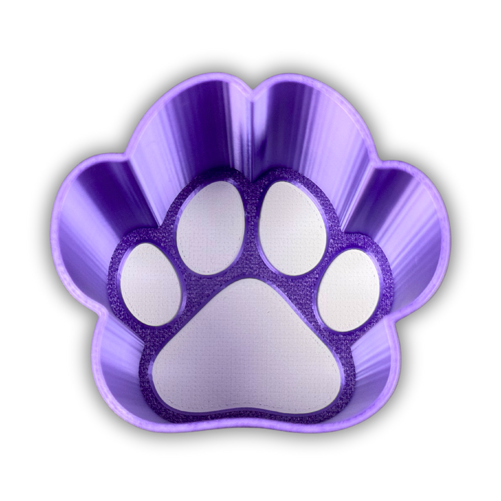 Dual Tone Paw-Shaped Diamond Painting Pen Holder
