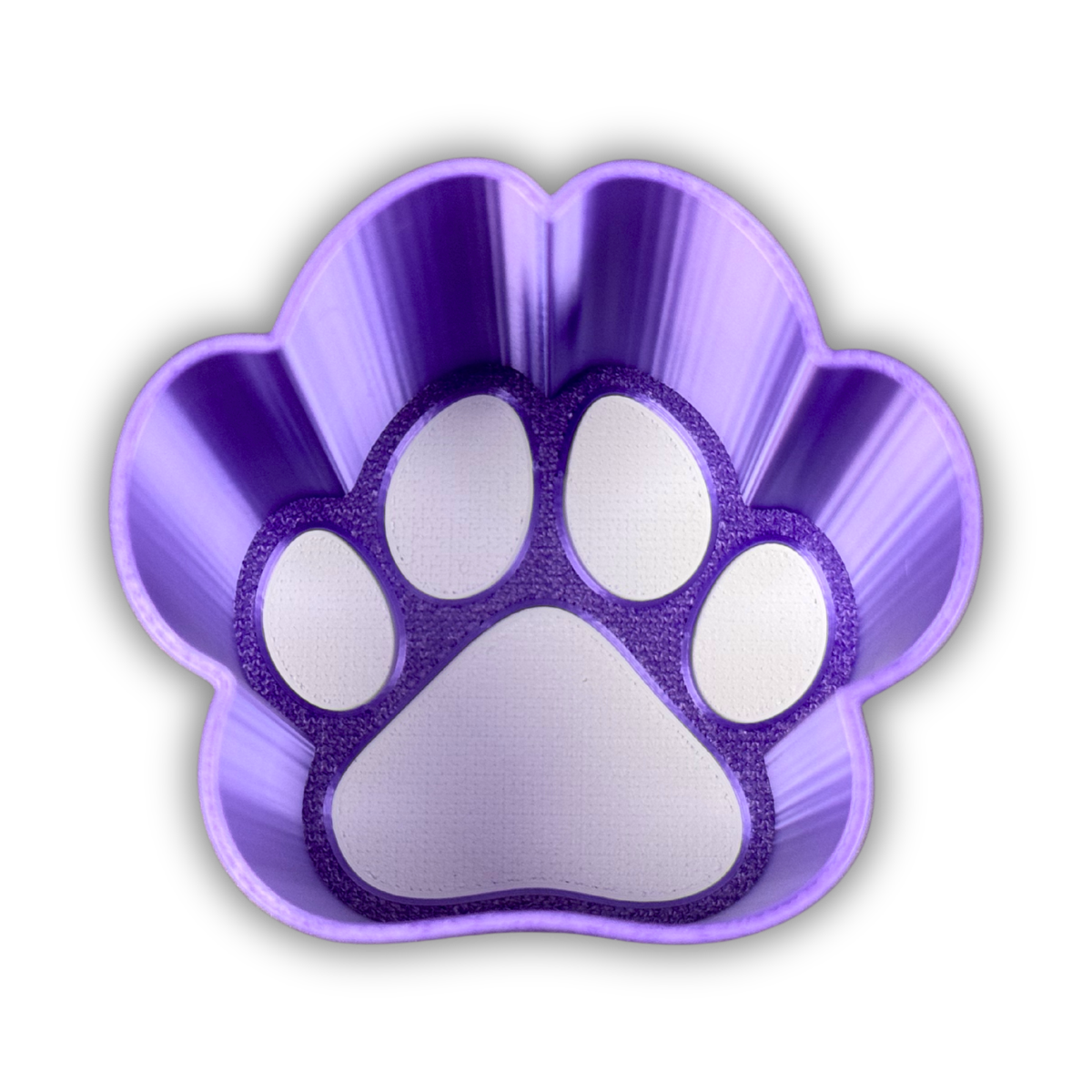 Dual Tone Paw-Shaped Diamond Painting Pen Holder