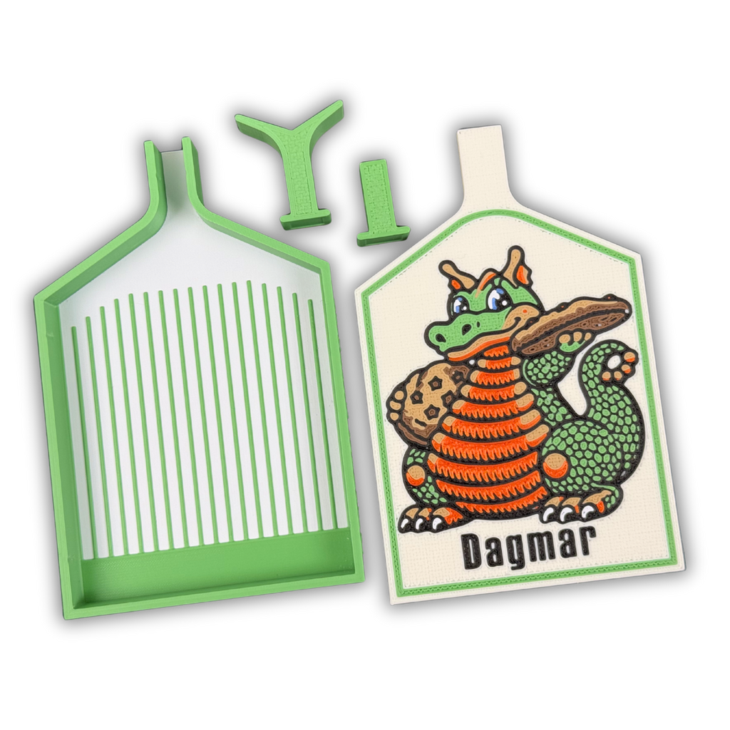 © Randal Spangler 🐉 One For You, Two For Me 🍪– Randal Spangler Licensed Tray & Trinket Tray Bundle