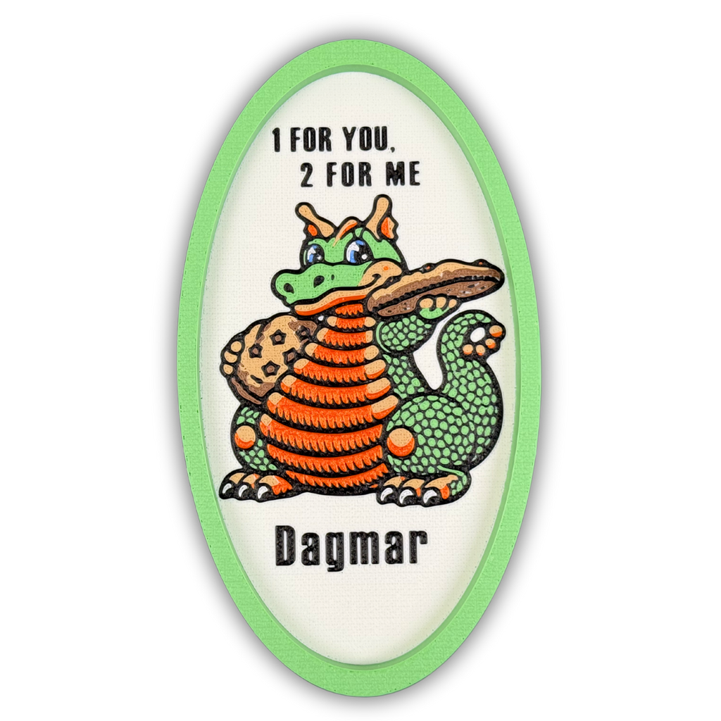 © Randal Spangler 🐉 One For You, Two For Me 🍪– Randal Spangler Licensed Tray & Trinket Tray Bundle