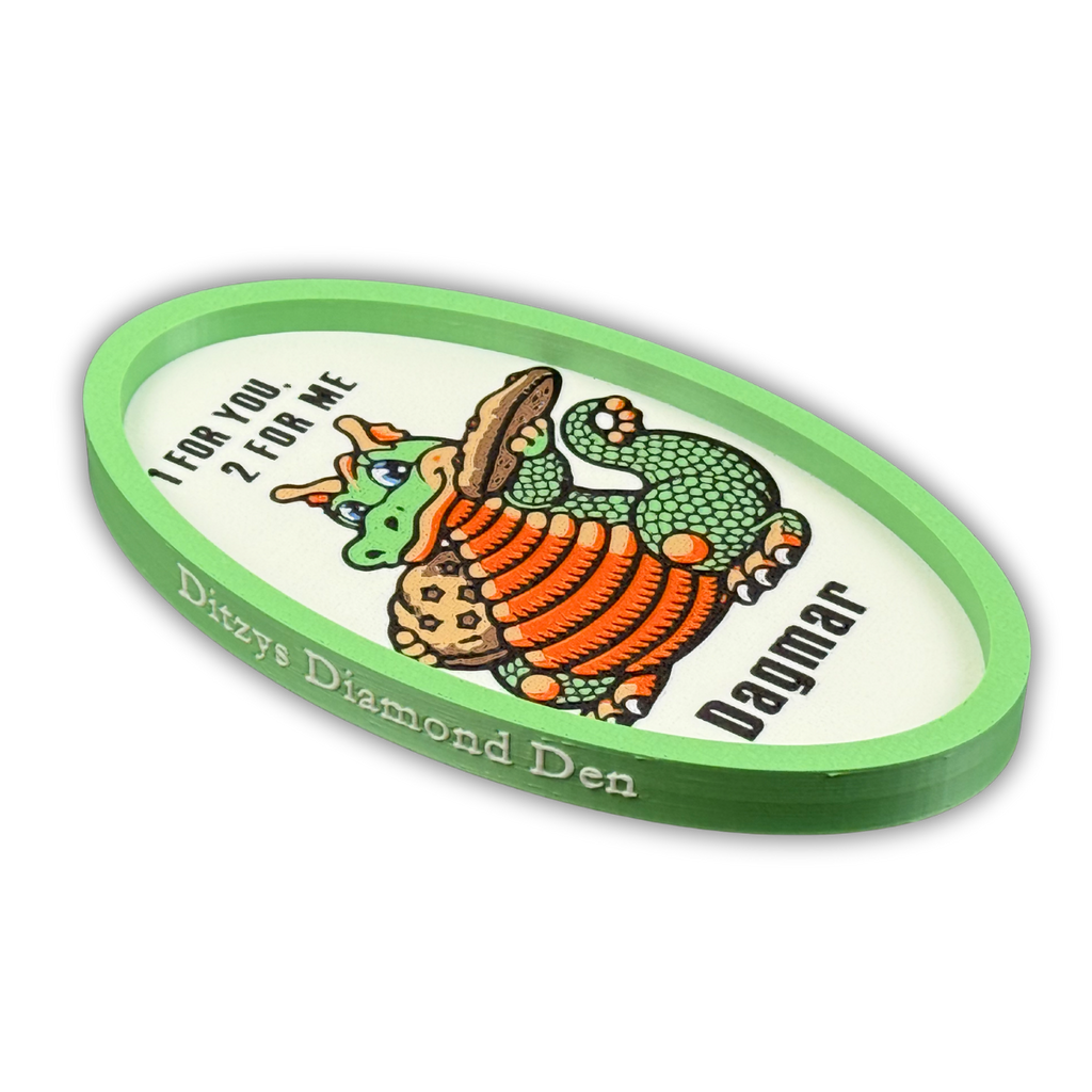 © Randal Spangler 🐉 One For You, Two For Me 🍪– Randal Spangler Licensed Tray & Trinket Tray Bundle