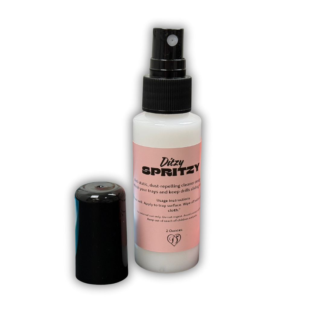✨ Ditzy Spritzy – Anti‑Static Diamond Painting Tray Cleaner (2 oz)