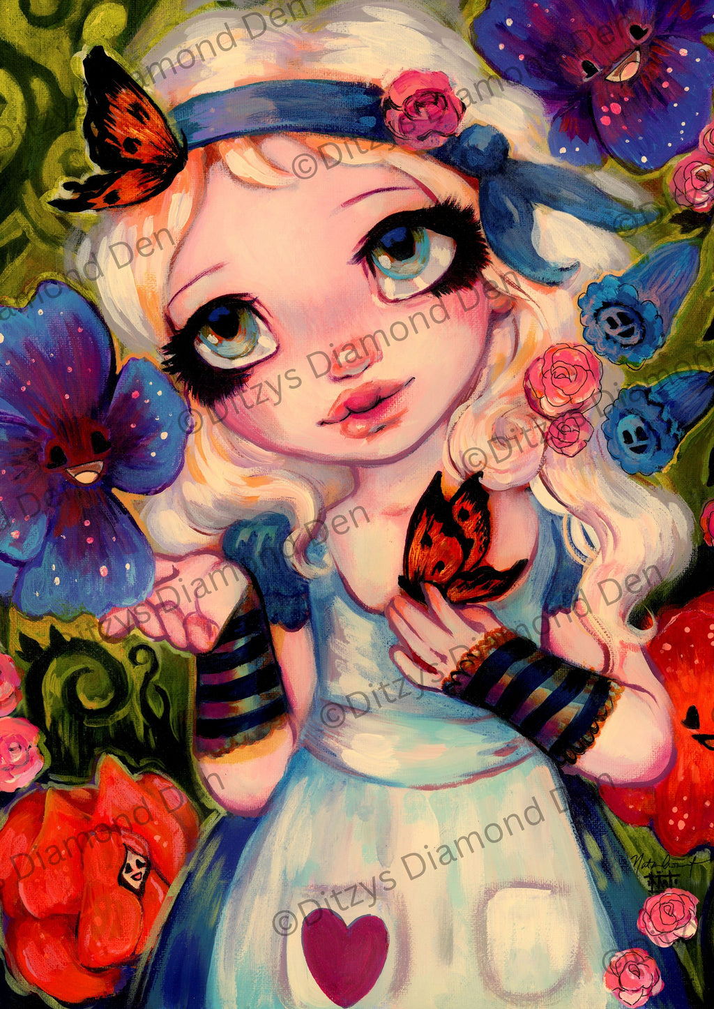 🦋The Talking Flowers by © Natasha Wescoat 🦋 (Square Version)