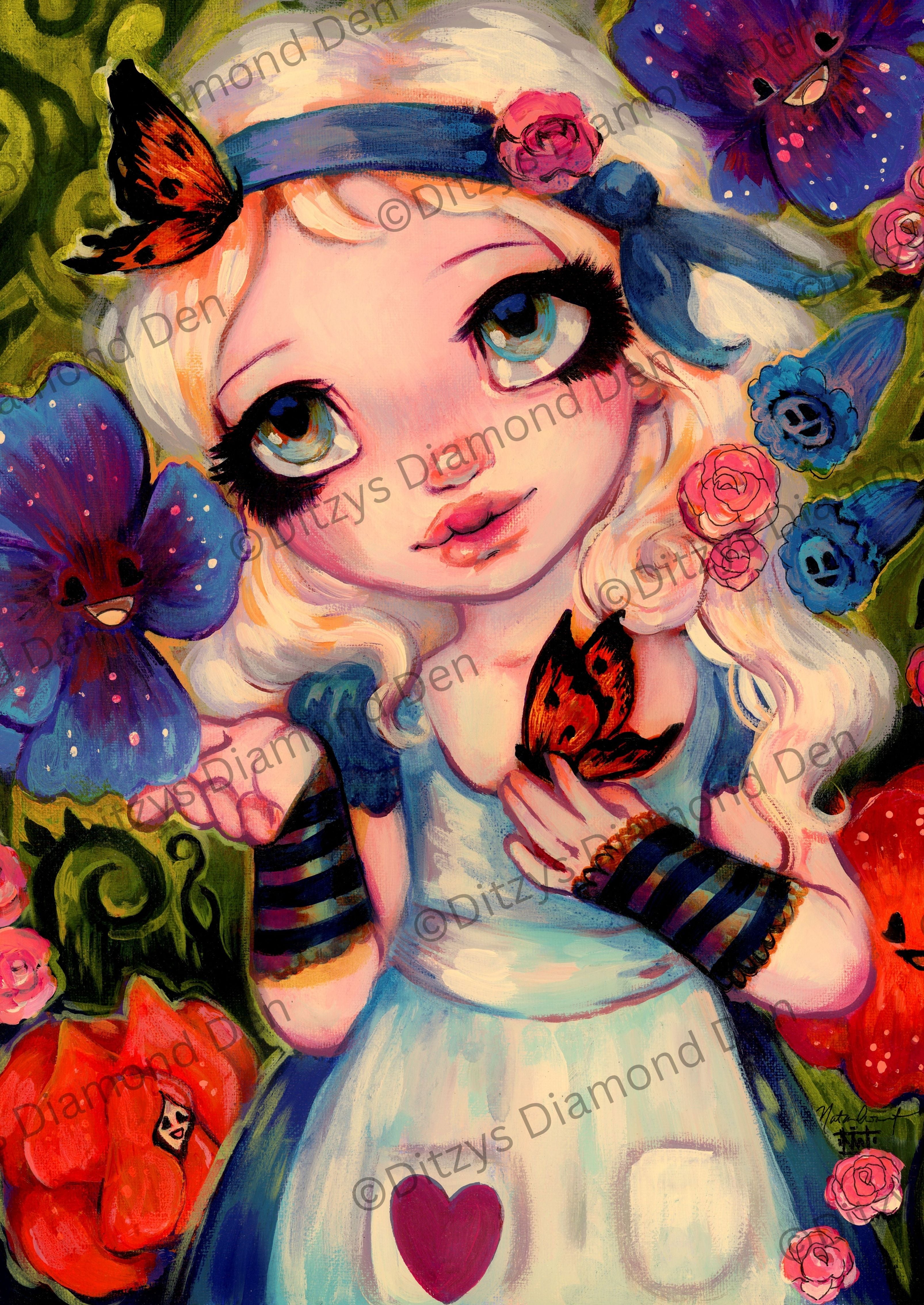 🦋The Talking Flowers by © Natasha Wescoat 🦋 (Square Version)