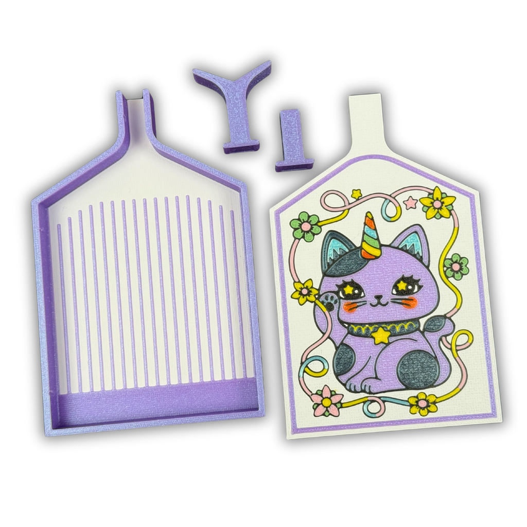 Unicorn Manekineko – ©Jeremiah Ketner Licensed Tray & Trinket Tray Bundle