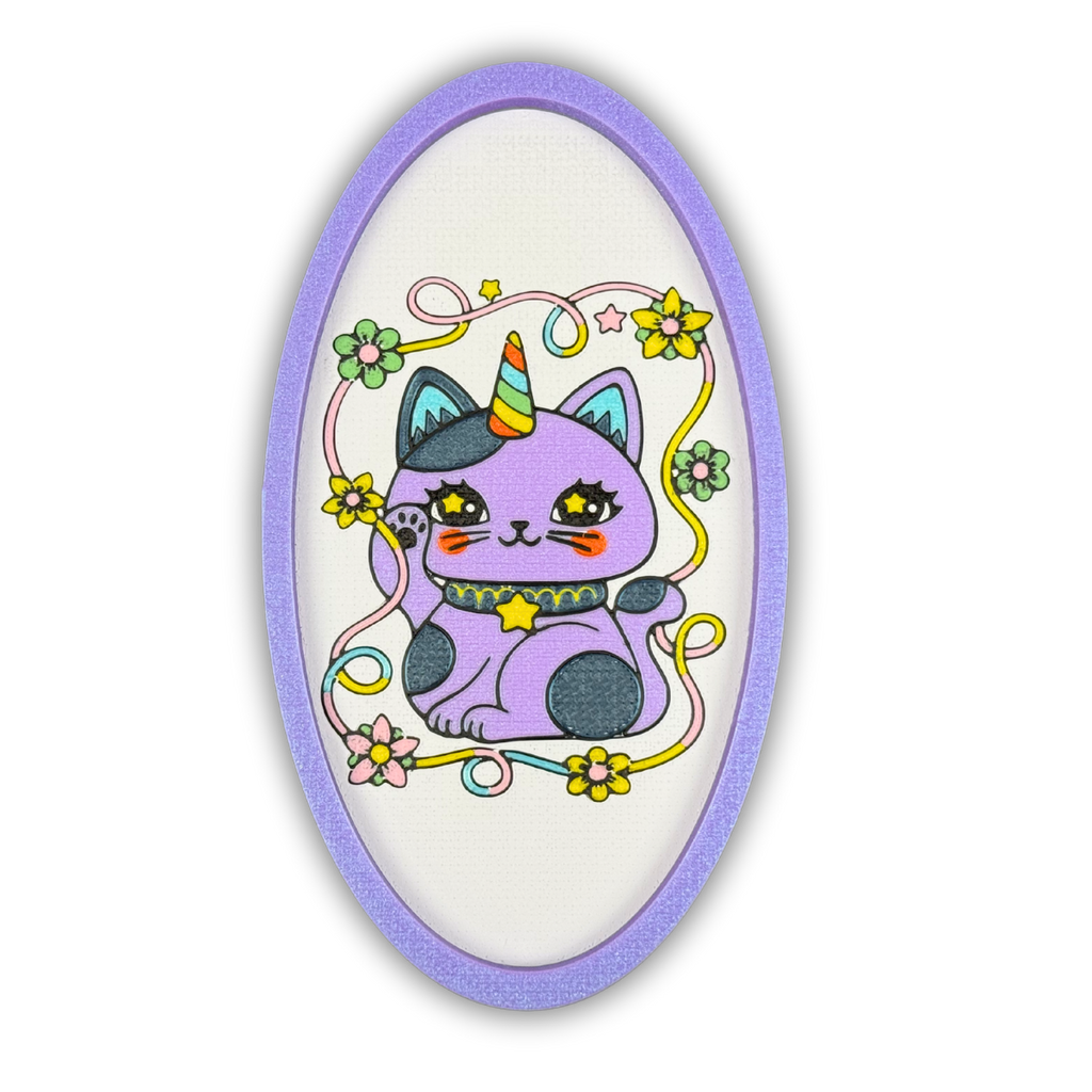 Unicorn Manekineko – ©Jeremiah Ketner Licensed Tray & Trinket Tray Bundle