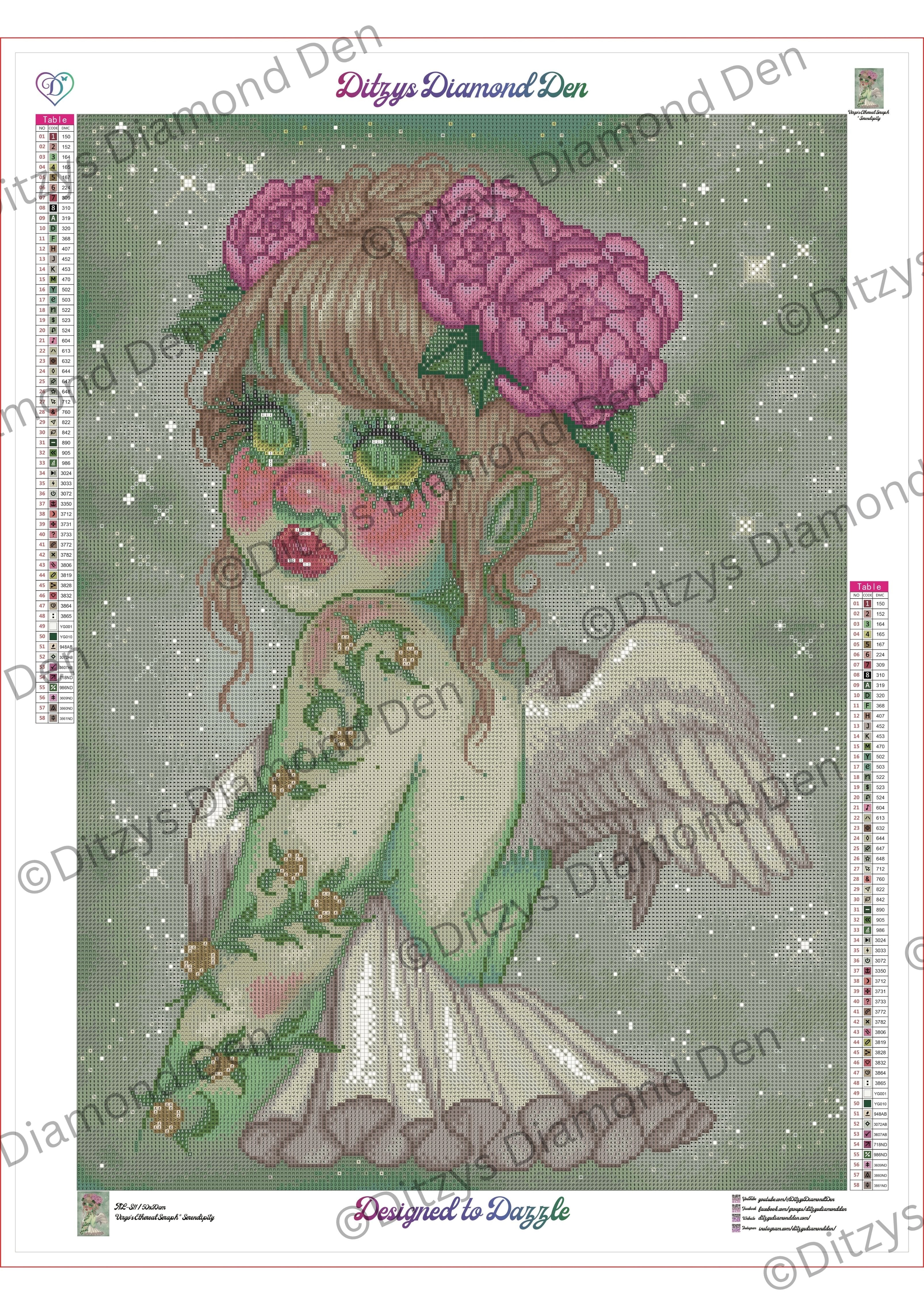 💚 Virgos Ethereal Seraph by © Serendipity The Artist 🩷