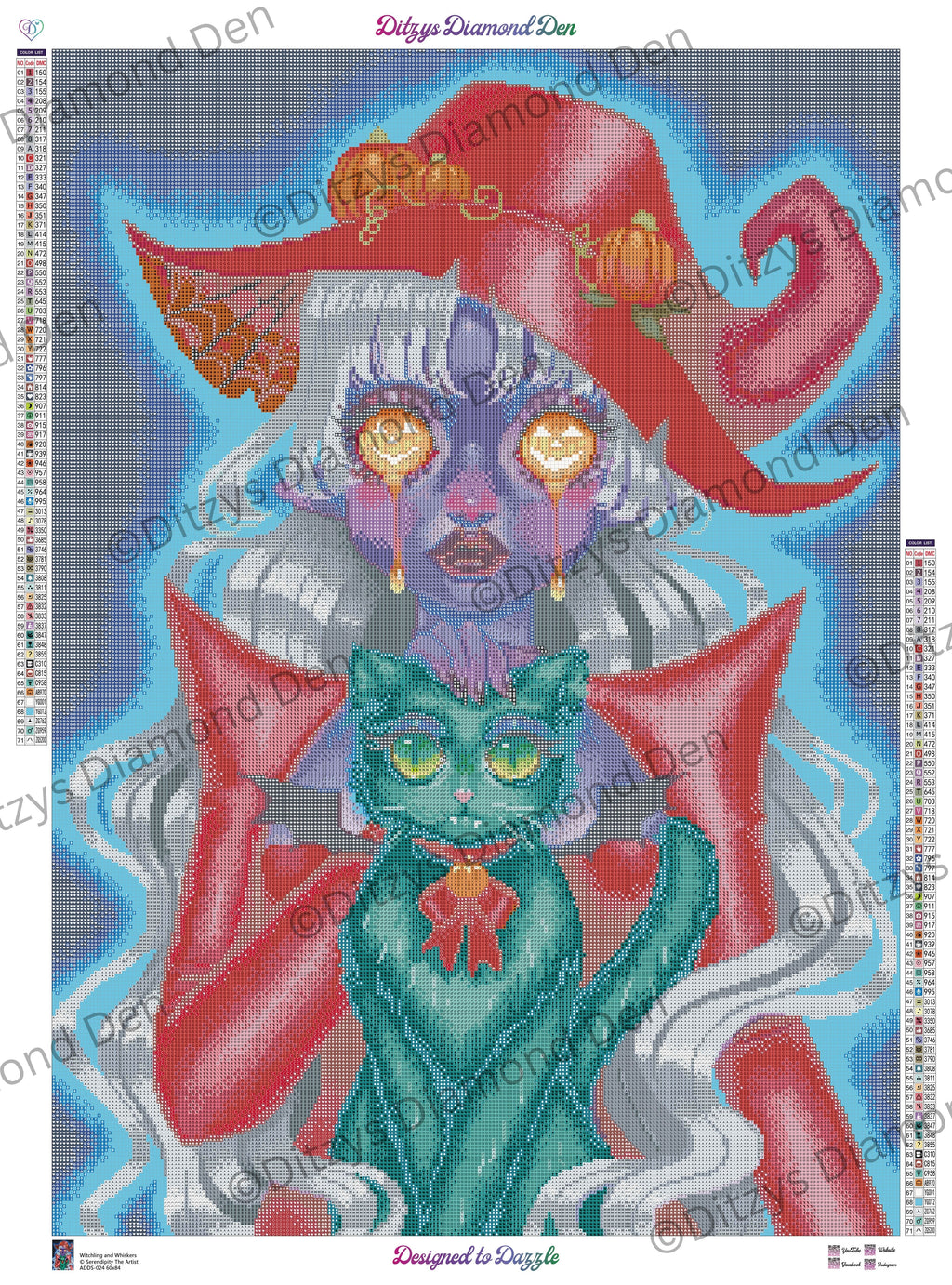 🐈‍⬛Witchling & Whiskers 🐈‍⬛ by © Serendipity The Artist US Orders